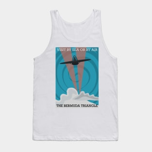 Bermuda Triangle Travel Poster Tank Top